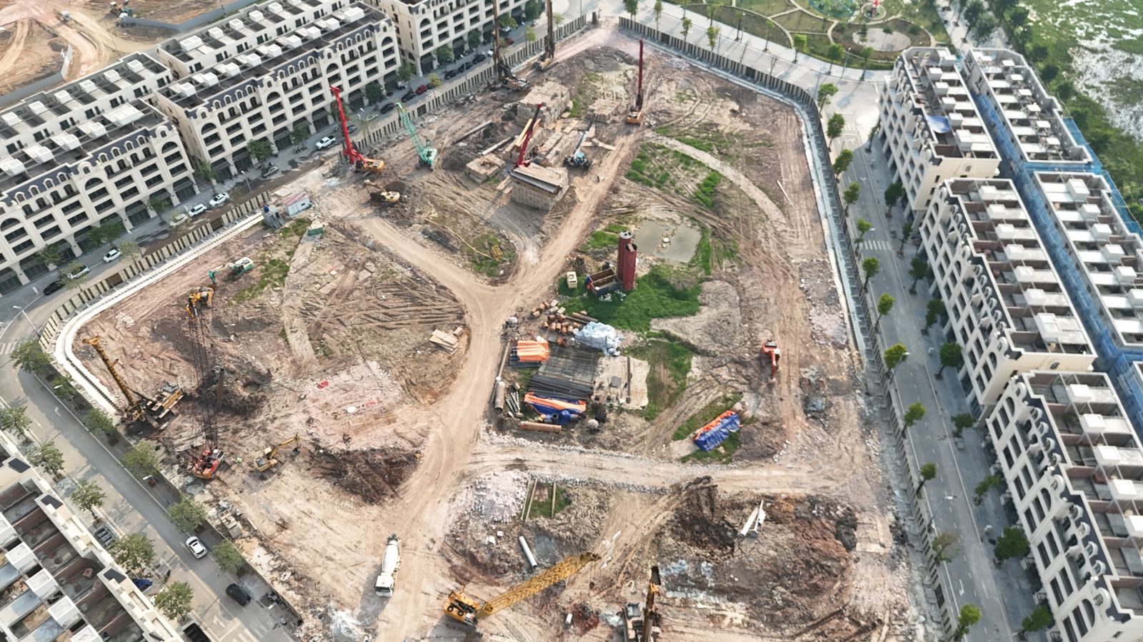 tiến độ thi công chung cư royal mansion