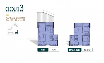 THIẾT KẾ CĂN HỘ 1.5 PHÒNG NGỦ ROYAL MANSION